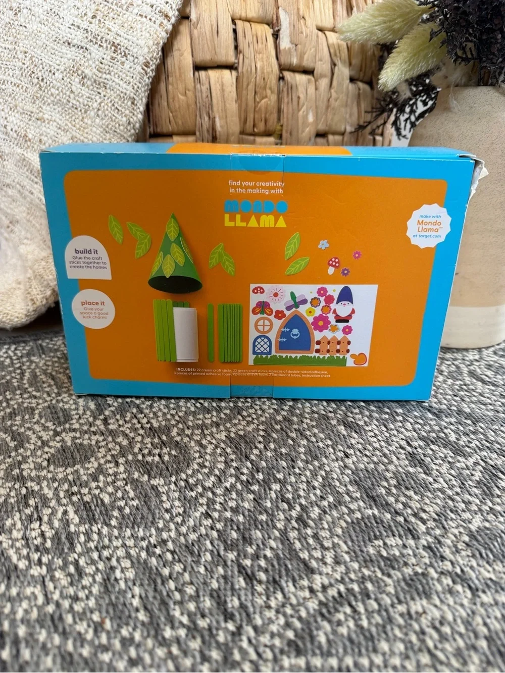New Mondo Llama Kids Create-Your-Own Gnome Home Kit - Ages 6+